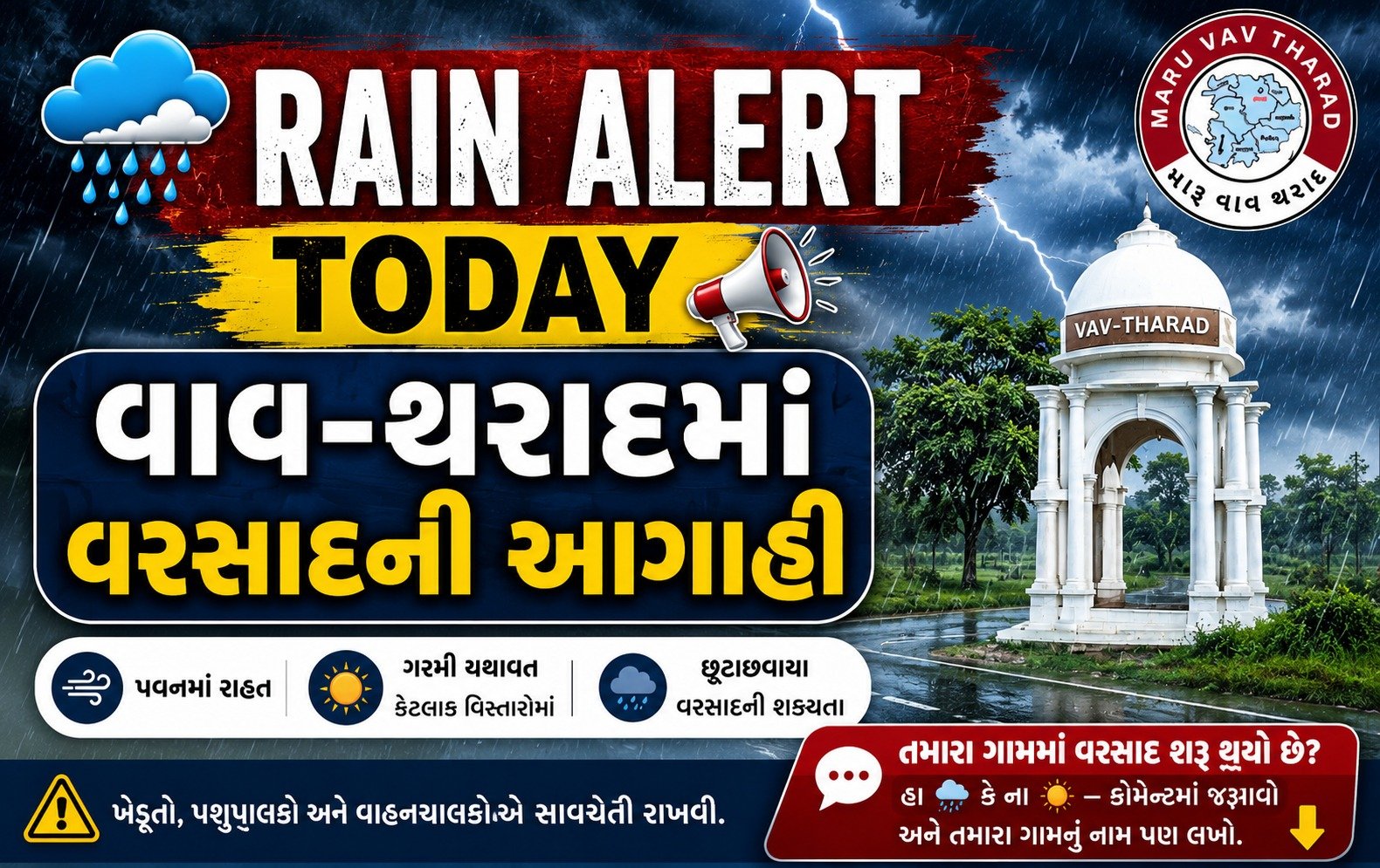 Vav-Tharad Weather Update